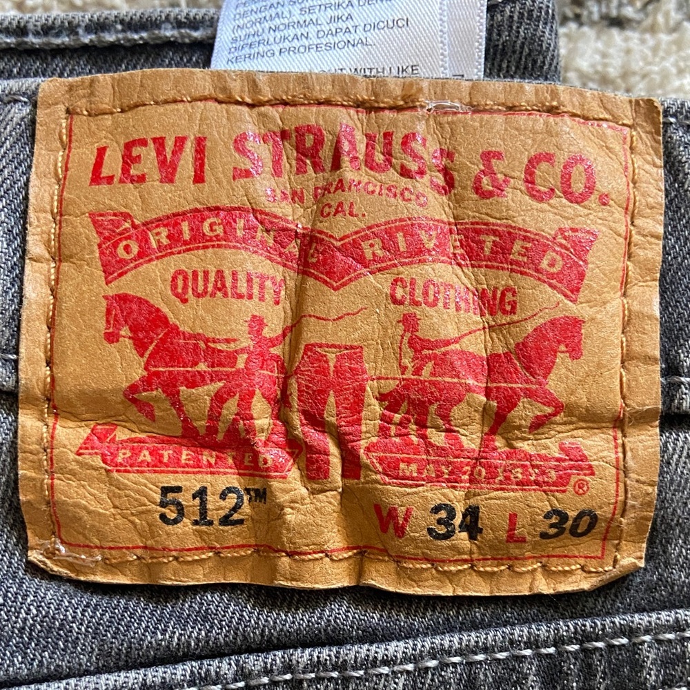 Levi's Men's Dark Gray Slim Jeans